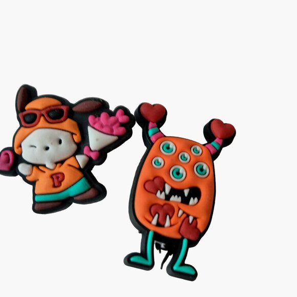 Valentines Shoe Charms Hearts Love Wedding Romance lot 12 - Picture 6 of 9